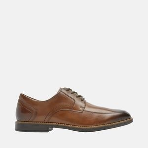 Rockport Men's Slayter Apron Toe Oxford, Tan Leather. CH5291